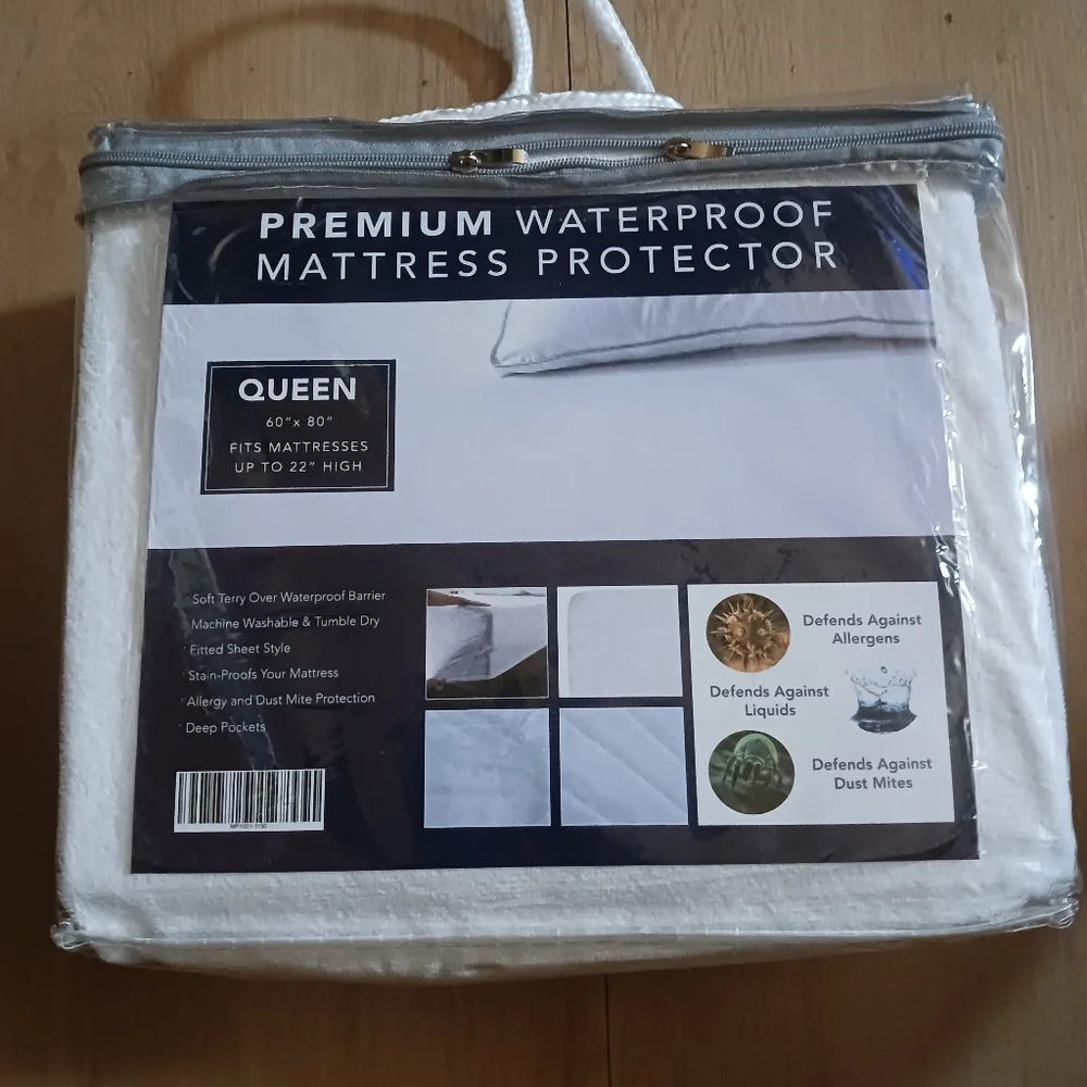 Defend-A-Bed Premium Waterproof Mattress Protector qreen Size